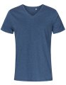 Heren T-shirt Promodoro V-Neck heather Navy